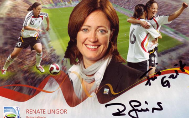 Autogrammkarte von Renate Lingor